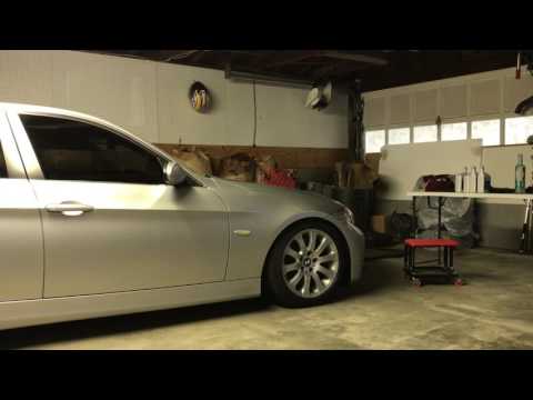 E90 BMW sport suspension vs stock suspension with H&R lowering springs