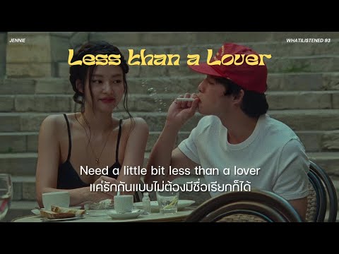 [THAISUB] JENNIE - Less than a Lover แปลเพลง #jennie 