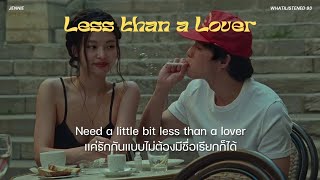 Download lagu [THAISUB] JENNIE - Less than a Lover แปลเพลง #jennie  mp3