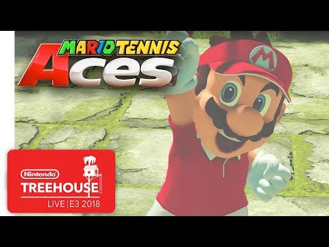 Mario Tennis Aces Gameplay Pt. 1 - Nintendo Treehouse: Live | E3 2018 thumbnail