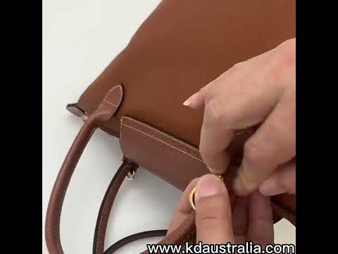 Longchamp Bag ( Leather Strap + Leather D Ring ) Use for bag size : MINI, Small, Medium,Large