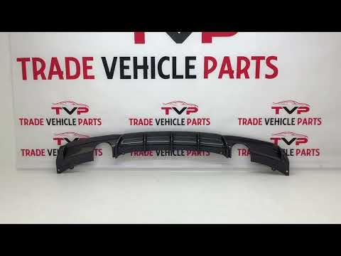 Fits BMW 3 Series F30 F31 Rear Bumper Diffuser Dual Exhaust Carbon Look video