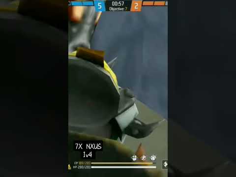 7X  NXUS 1V4 #itzkabbo #freefire #syth #Team_7X #mobile  #garenafreefire 1v4