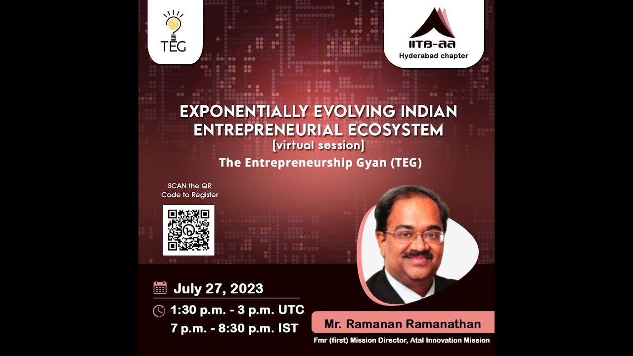 Exponentially Evolving Indian Entrepreneurial Ecosystem -The Entrepreneurship Gyan (TEG)