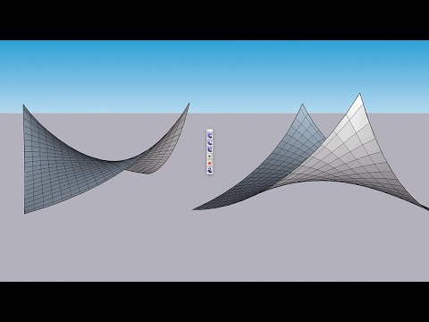 Modeling Tensile Structures with Soap Skin in Sketchup