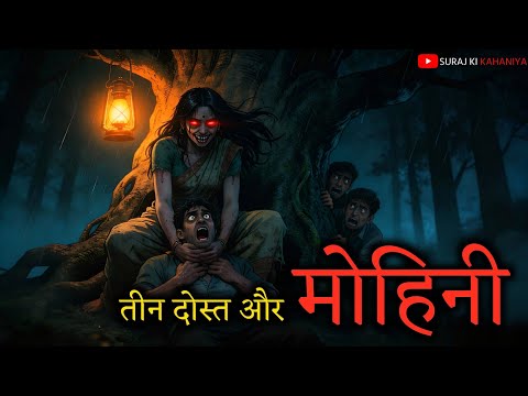 Three friends and Mohini's terrifying secret 😱 | Real Horror Story Hindi | Mohini Chudail Story