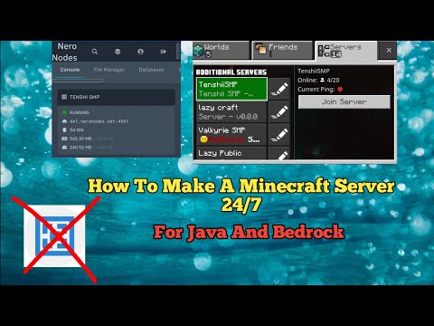 How To Make A Minecraft Server 24/7 For Bedrock/Java Edition - Full Tutorial In Tagalog