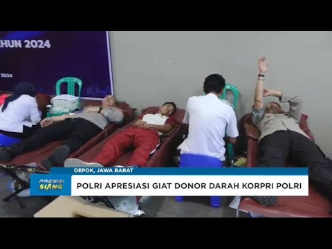 KORPRI POLRI GELAR KEGIATAN DONOR DARAH DALAM RANGKA HUT KE 53