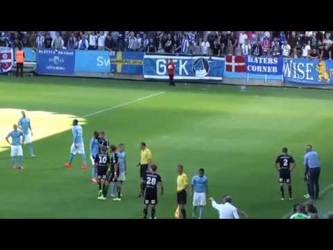 Yotun får rött kort, MFF-IFK Göteborg, 2015-08-09