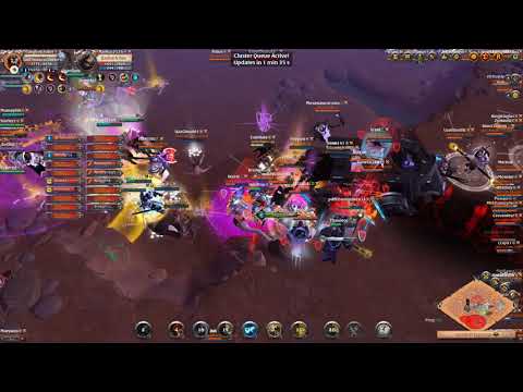 ELEVATE x GUILDZINHA vs ARCH x SQUAD x POE - ZvZ OW fight | Albion Online | Hand of Justice | Tank