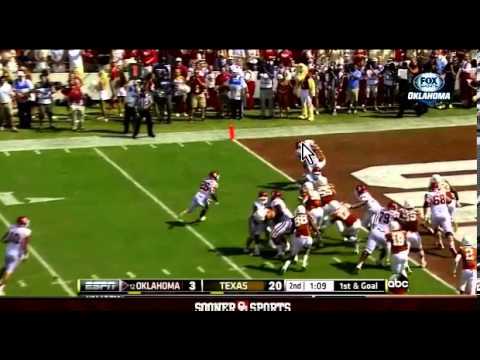 OU vs Texas 2013 (the diamond formation)