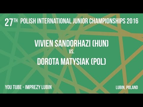 PJ2016 LUBIN - WS - SANDORHAZI (HUN) vs MATYSIAK