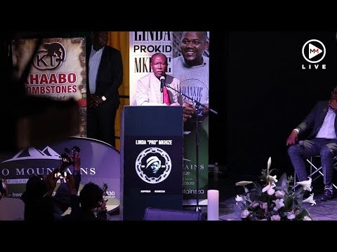 Julius Malema pays tribute to Prokid at memorial service