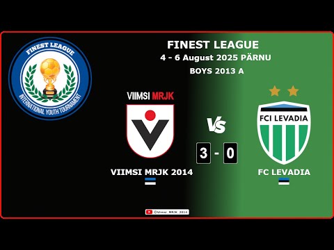 2025.08.06 - Finest League - Boys 2013 A - Game 5 - Viimsi MRJK 2014 vs FCI Levadia 2013 (3:0)