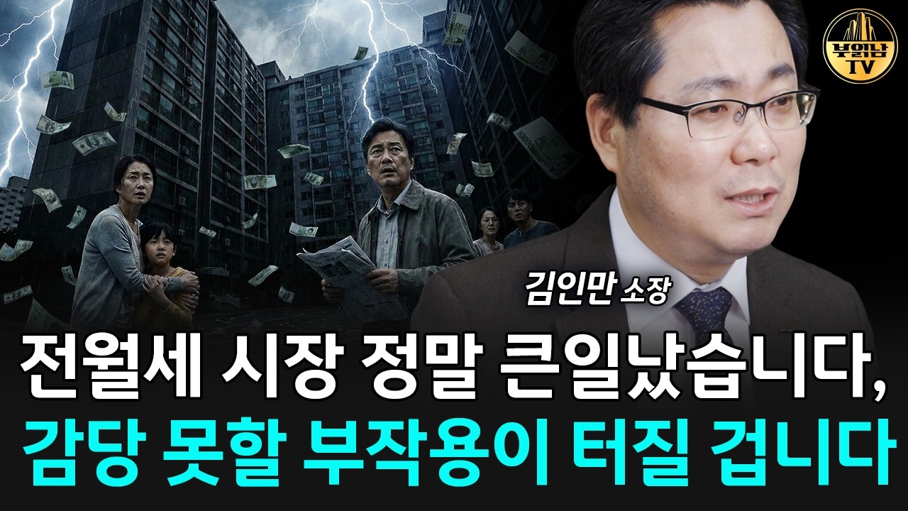 전월세 시장 정말 큰일났습니다, 감당 못할 부작용이 터질 겁니다 [김인만 소장 3부]