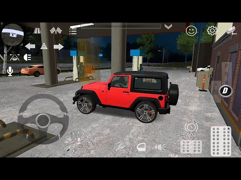4x4 Red Jeep Car Highway Driving | Android iSO GamePlay