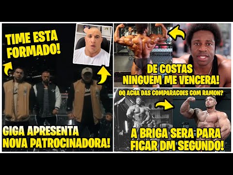 FABIO GIGA APRESENTA NOVO PATROCINADOR! RUFF DIESEL SHAPE E COMPARACOES COM RAMON! BREON CONFIANTE!