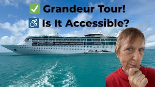 Grandeur of the Seas Embarkation Day Tour | Full Ship Walkthrough + Free & Accessible Tips
