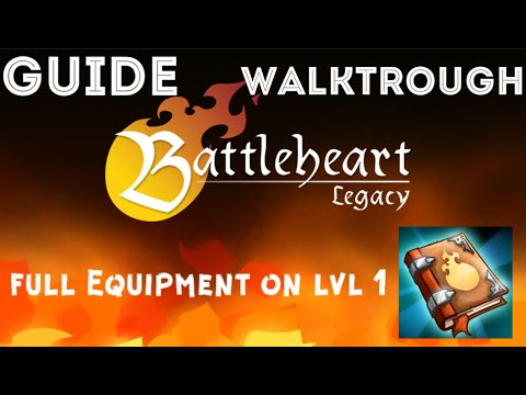 Battleheart Legacy - How To Get Top Better Gear Equip On lvl 1 (Walkthrough Gameplay Android IOS)