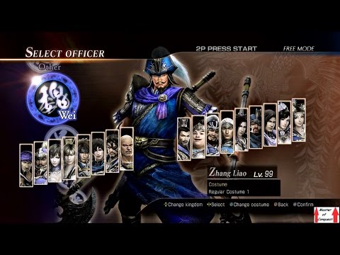 Dynasty Warriors 8 Level 5 Weapon Guides - Zhang Liao (Battle of Hefei - Wei Forces)
