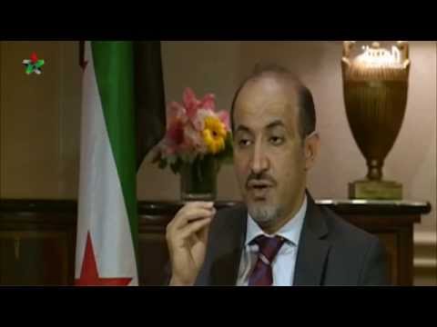 مقابلة السيد أحمد الجربا رئيس الائتلاف الوطني السوري مع قناة العربية