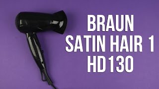 Braun Satin Hair 1 Dryer HD 130 - відео 1