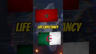 Morocco 🇲🇦 VS Algeria 🇩🇿 #shorts #short #vs #morocco #algeria #africa #viral #trending #geography