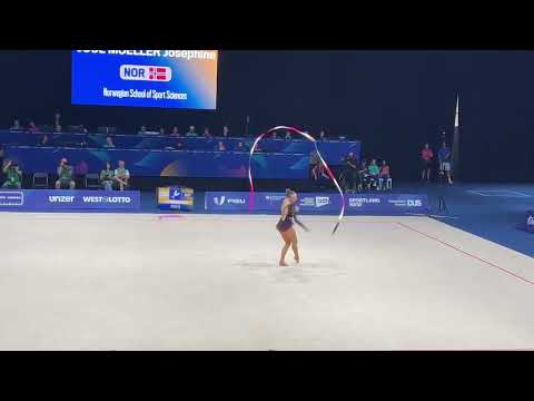 Fisu Games 2025 Rhythmic gymnastics- Josephine Juul Møller (NOR)- All-around qualification Ribbon