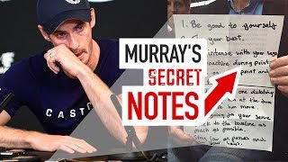 Andy Murray's Secret Match Notes (tennis mindset gold!)