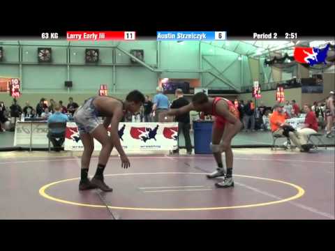 Larry Early Iii vs. Austin Strzelczyk at 2013 FILA Cadet Nationals - FS