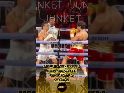 Aaron Mercury noquea a Mario Bautista en el primer round de Supernova