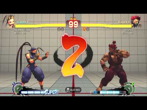 SSF4 [A vs A]: DX MATSUKO(#15 Ibuki) vs sicorist(#23 Akuma) Ep.323 - HD 720p