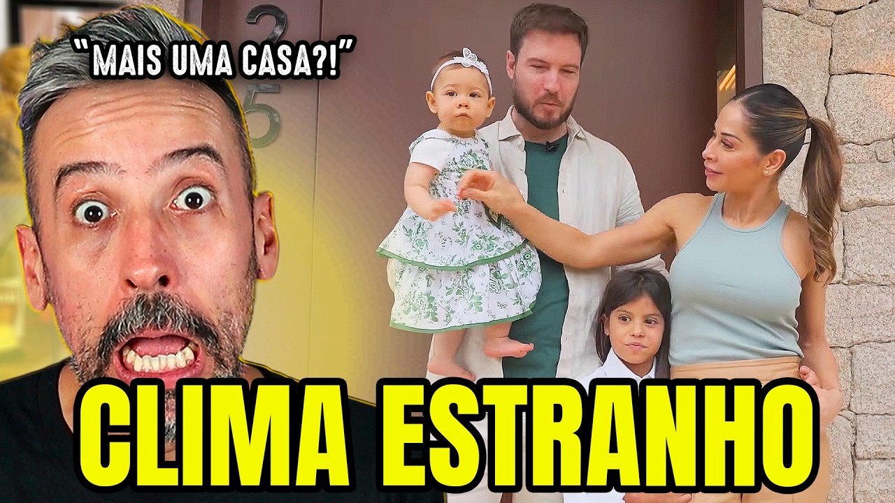 PRIMO RICO E MAIRA CARDI FAZEM TOUR PELA CASA NOVA