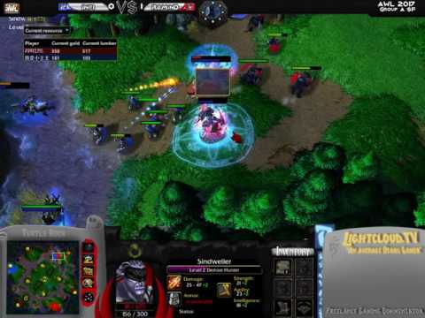 Infi (H) VS Remind (NE) - WC3 G2 - AWL 2017 Group A SF