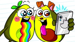 AVOCADO CAN&#39;T LIVE WITHOUT A PHONE