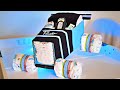 Baby Shower Idea DIY Boys Diaper Cake How To Make A Race Car Diaper Cake