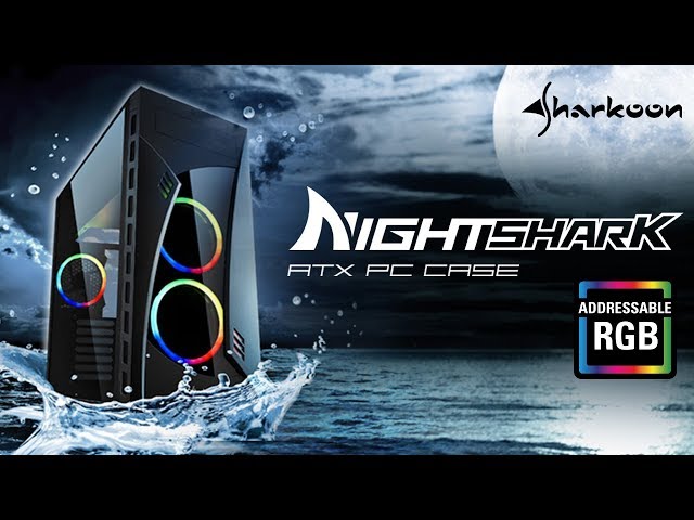Vidéo teaser pour Sharkoon NIGHT SHARK ATX PC CASE