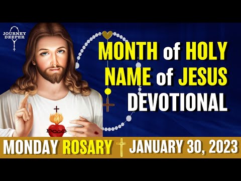 MONDAY ROSARY 💙 Joyful Mysteries of Holy Rosary 💙 January 30, 2023 💙 VIRTUAL ROSARY