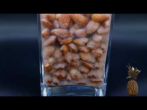 Almonds Soaking in Water 30 hour Timelapse