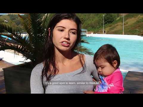Brazilian Storm and Families surf the Cove