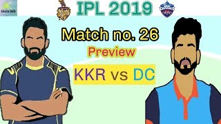 IPL 2019~ KKR vs DC- Preview | Absolute Quirky