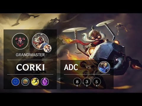 Corki ADC vs Ezreal - EUW Grandmaster Patch 9.12