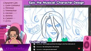 Scylla Speed Painting [ Epic the Musical ]