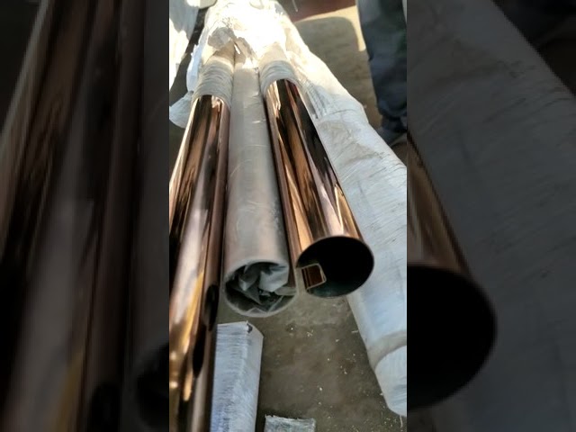 Stainless Steel Rose Gold Pipe - Rose Gold Ss Pipe Trader - Wholesaler ...