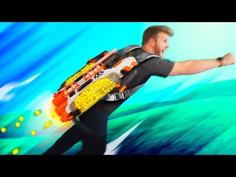 NERF DIY Jetpack Challenge!