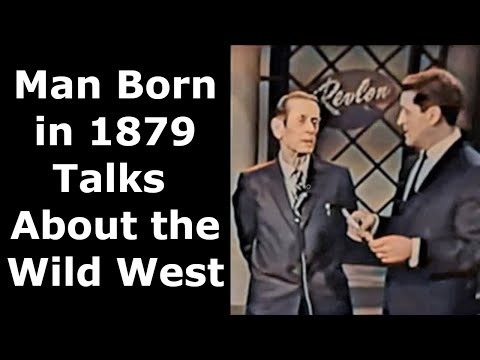 Wyatt Earp's Nephew, Virgil Earp, Talks About the Wild West - Enhanced Video and Audio [60 fps]