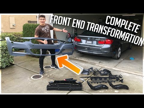 Rebuilding a Salvaged 2014 BMW F30! (Part.5) FRONT M-SPORT CONVERSION!