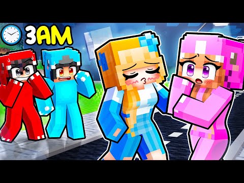 Crystal is SLEEPWALKING At 3AM In Minecraft!