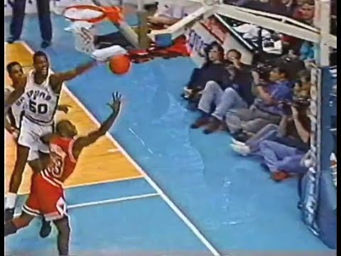 David Robinson Gets the Best of Michael Jordan