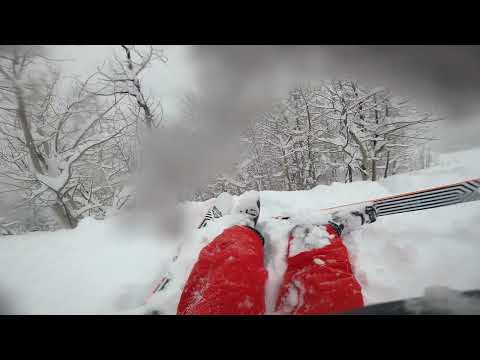 Skiing Park City World Record Powder 1-1-23
